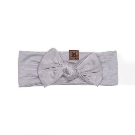 Knotted Bow Headband - Storm